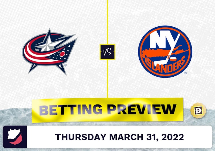 Blue Jackets vs. Islanders Predictions and Odds - Mar 31, 2022