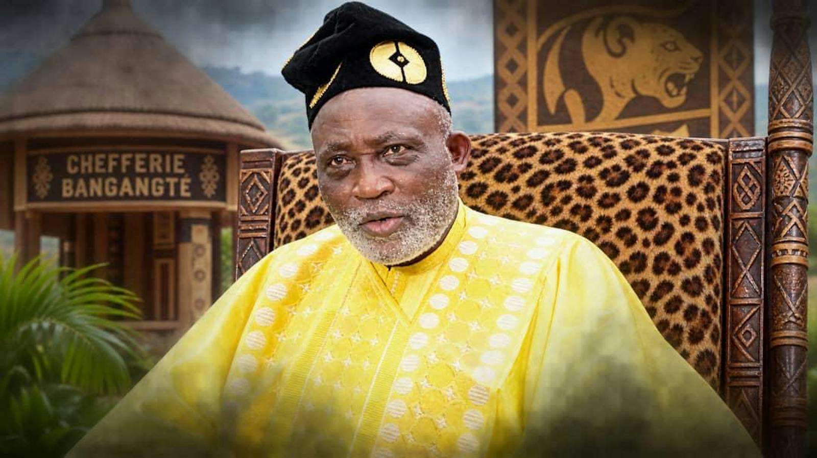 Sa Majesté Nji Monlhu Seidou Pokam chef supérieur de 1 er degré Roi des Bangangte dans le Nde à L’ouest Cameroun 🇨🇲
