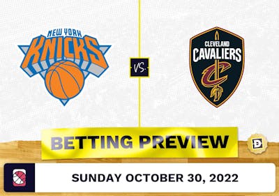 Knicks vs. Cavaliers Prediction and Odds - Oct 30, 2022