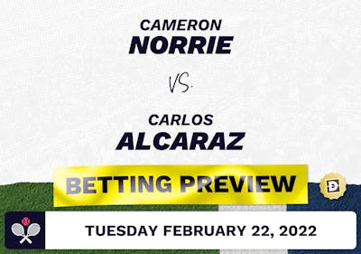 Cameron Norrie vs. Carlos Alcaraz Predictions - Feb 22, 2022