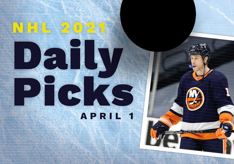 Best NHL Betting Picks and Parlays: Thursday April 1, 2021