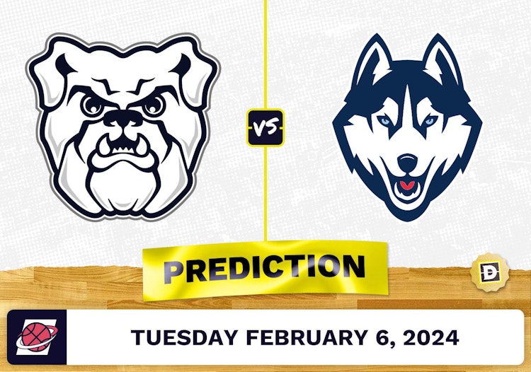 Butler vs. Connecticut Prediction, Odds, College Basketball Picks [2/6/2024]