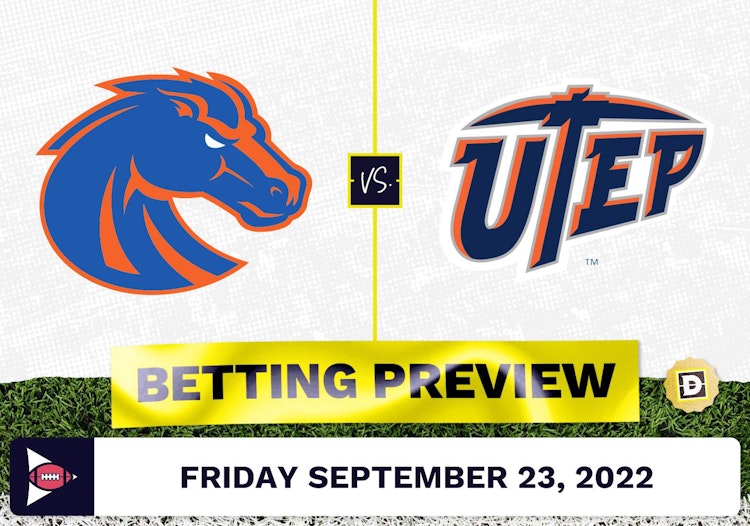 Boise State vs. Texas-El Paso CFB Prediction and Odds - Sep 23, 2022