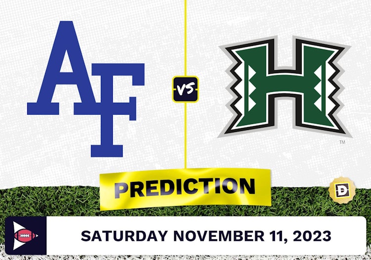 Air Force vs. Hawaii CFB Prediction and Odds - November 11, 2023