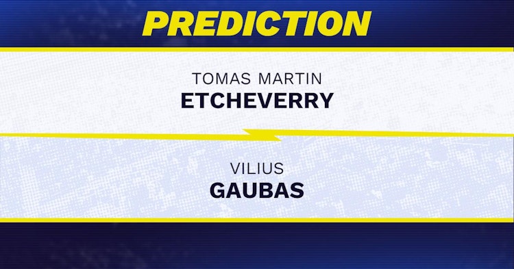 Tomas Etcheverry vs Vilius Gaubas Tennis Prediction.