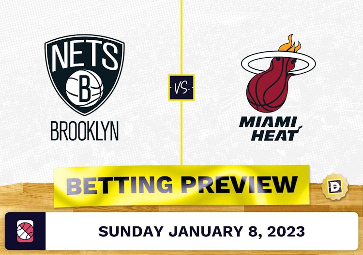 Nets vs. Heat Prediction and Odds - Jan 8, 2023