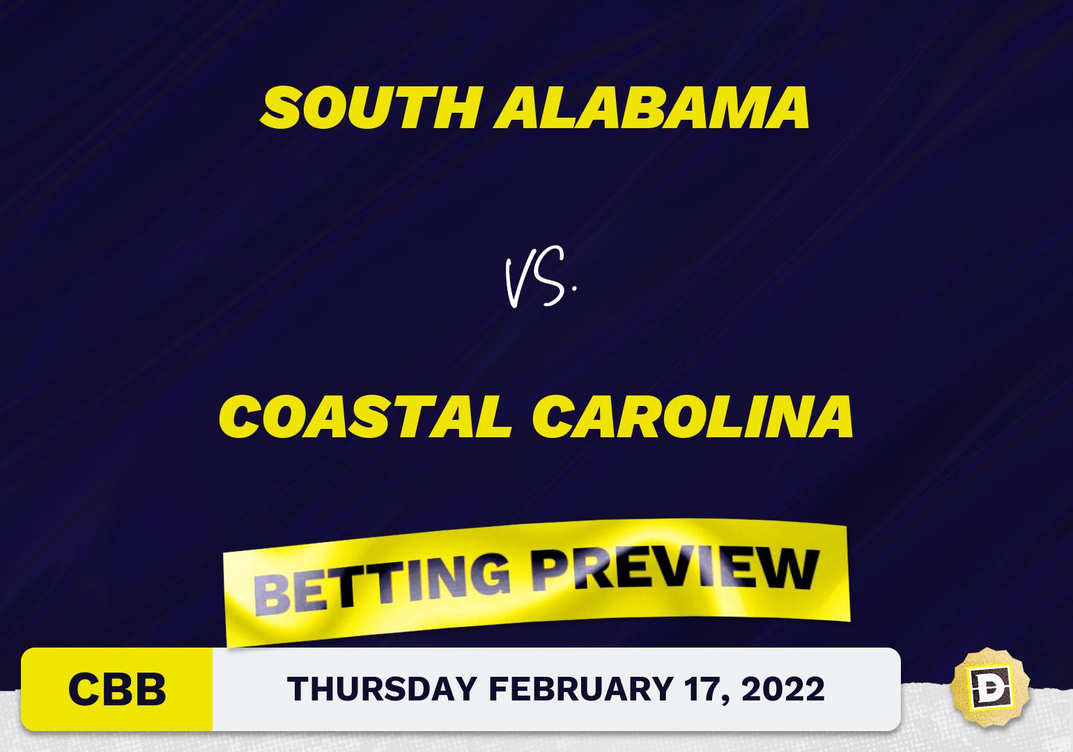 South Alabama vs. Coastal Carolina CBB Predictions and Odds - Feb 17, 2022