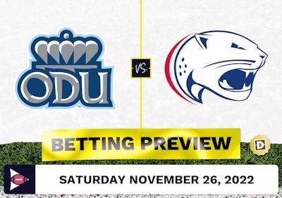 Old Dominion vs. South Alabama CFB Prediction and Odds - Nov 26, 2022