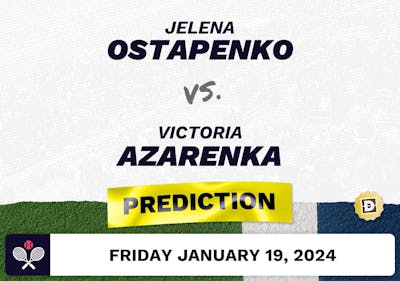 Jelena Ostapenko vs. Victoria Azarenka Prediction, Odds, Picks for Australian Open 2024