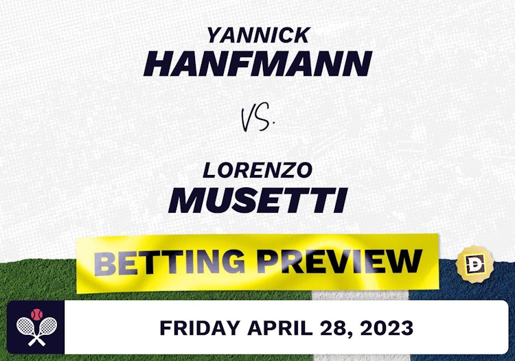 Yannick Hanfmann vs. Lorenzo Musetti Predictions - Apr 28, 2023