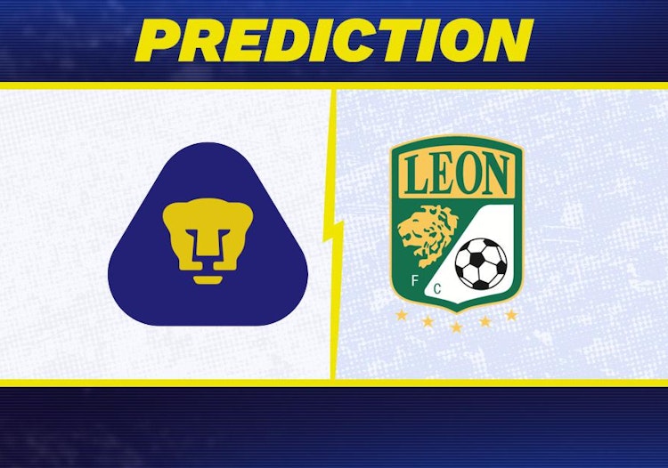 Pumas UNAM takes on Club Leon in Liga MX action.