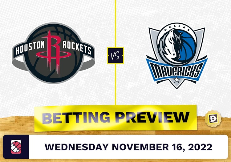 Rockets vs. Mavericks Prediction and Odds - Nov 16, 2022