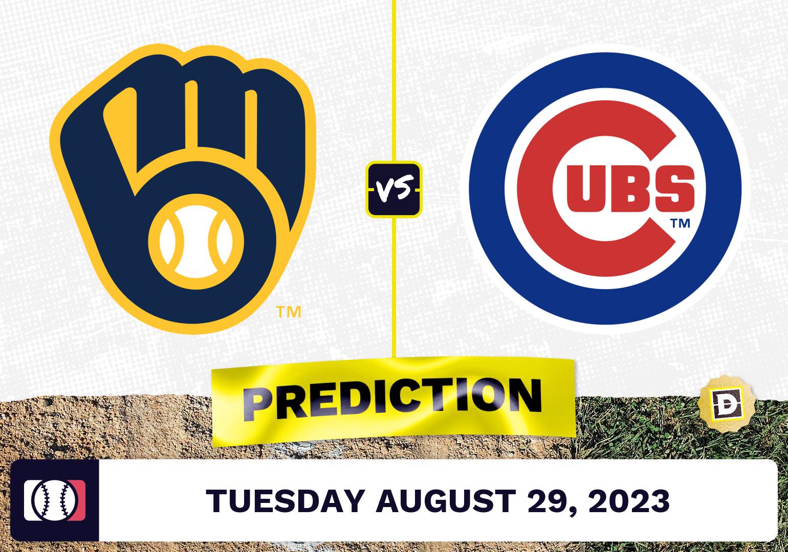 Brewers vs. Cubs Prediction for MLB Tuesday [8/29/2023]