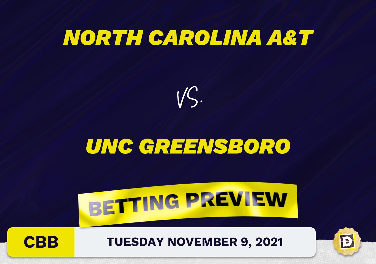 North Carolina A&T vs. UNC Greensboro CBB Predictions and Odds - Nov 9, 2021