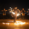 Fire Shows at night.