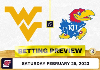 West Virginia vs. Kansas CBB Prediction and Odds - Feb 25, 2023