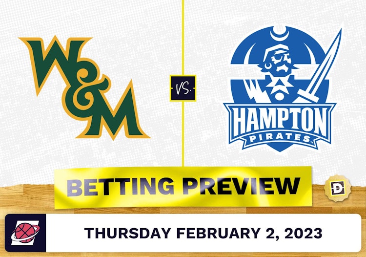 William & Mary vs. Hampton CBB Prediction and Odds - Feb 2, 2023