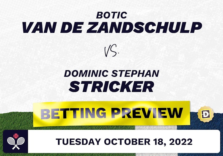 Botic Van de Zandschulp vs. Dominic Stephan Stricker Predictions - Oct 18, 2022