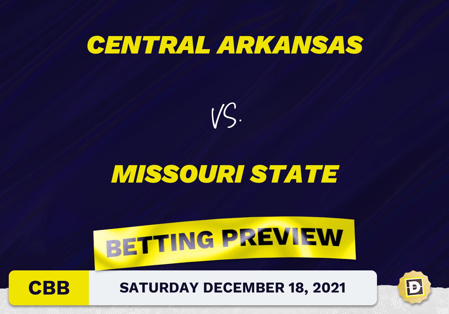 Central Arkansas vs. Missouri State CBB Predictions and Odds - Dec 18, 2021