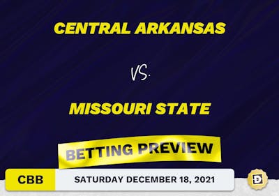 Central Arkansas vs. Missouri State CBB Predictions and Odds - Dec 18, 2021
