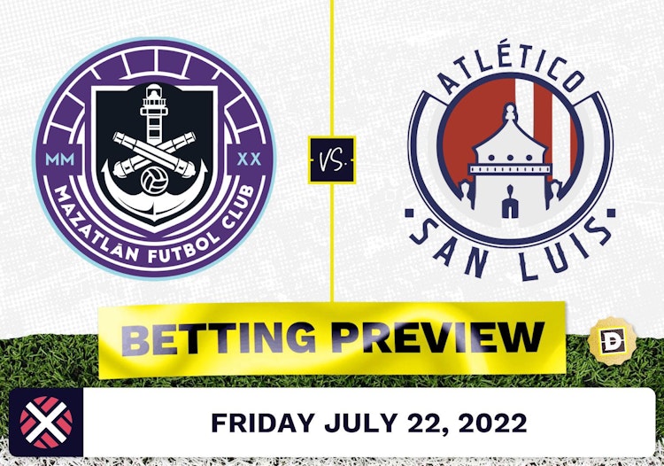 Mazatlan vs. San Luis Prediction and Odds - Jul 22, 2022