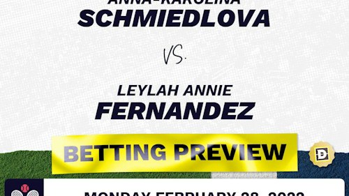 Anna-Karolina Schmiedlova vs. Leylah Annie Fernandez Predictions - Feb 28, 2022
