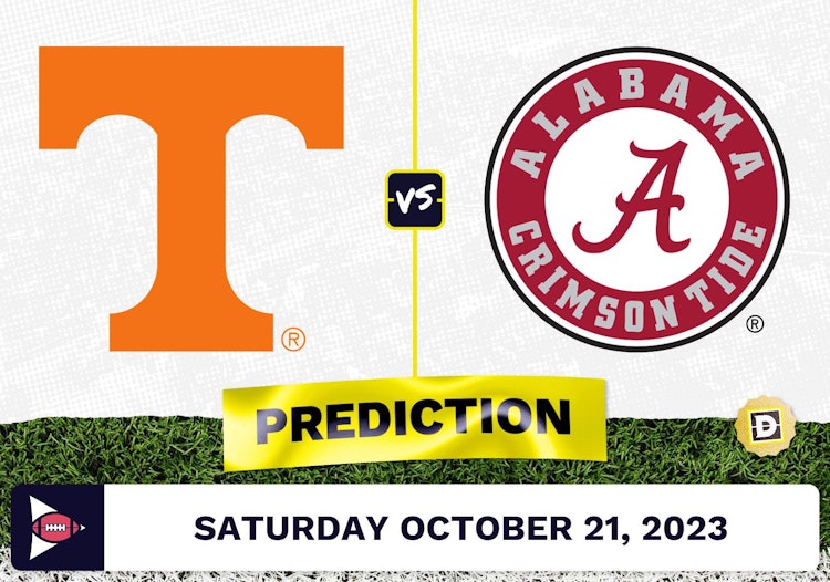 Tennessee vs. Alabama CFB Prediction and Odds - October 21, 2023