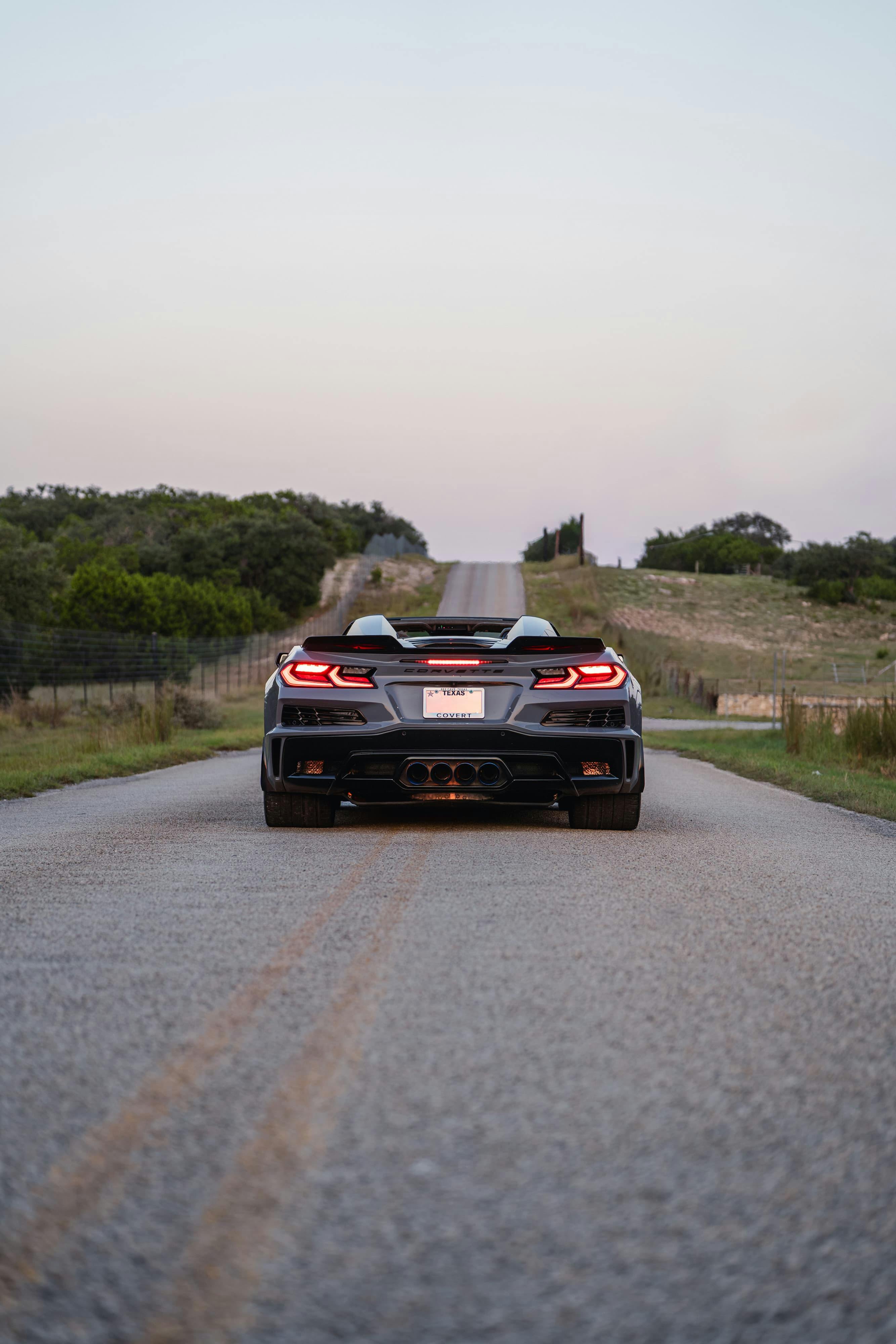 2025 Chevrolet Corvette Z06 in Sea Wolf Gray Tricoat in Dripping Springs, TX.