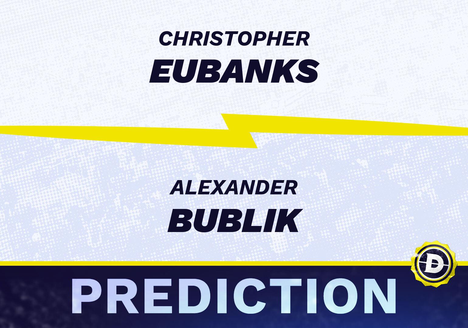 Christopher Eubanks vs. Alexander Bublik Prediction, Odds, Picks for ATP Terra Wortmann Open (Halle) 2024