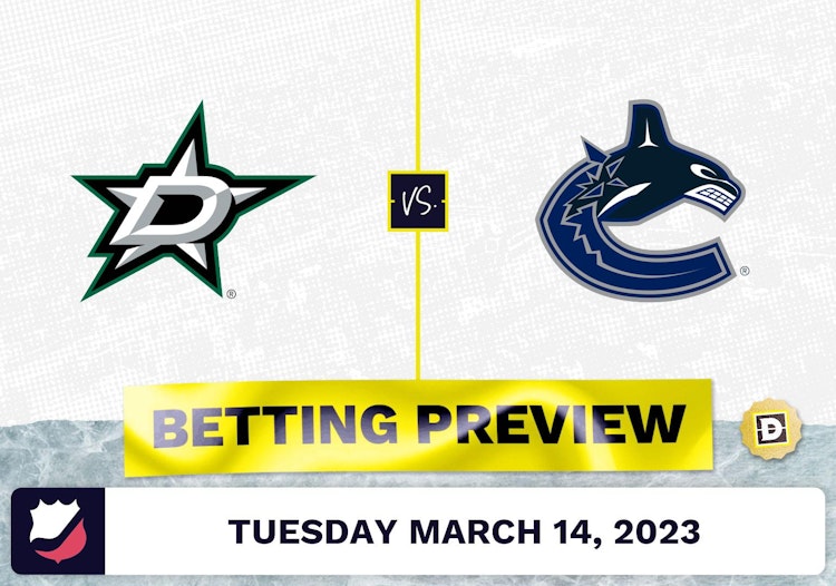 Stars vs. Canucks Prediction and Odds - Mar 14, 2023