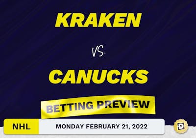 Kraken vs. Canucks Predictions and Odds - Feb 21, 2022