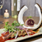Dishes concieved from fresh and natural produce.
