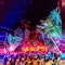 The rhythm paints the night