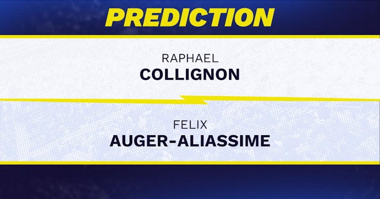 Raphael Collignon vs Felix Auger-Aliassime Tennis Prediction.