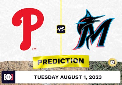 Phillies vs. Marlins Prediction for MLB Tuesday [8/1/2023]
