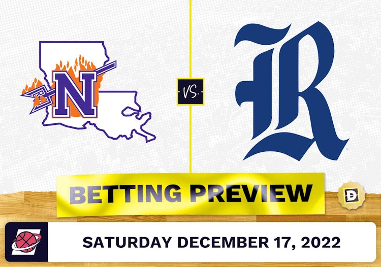 Northwestern State vs. Rice CBB Prediction and Odds - Dec 17, 2022