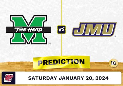 Marshall vs. James Madison Prediction, Odds, College Basketball Picks [1/20/2024]