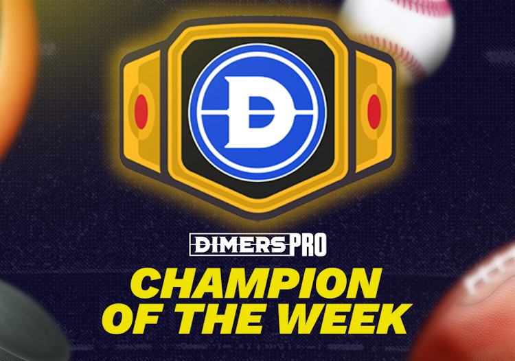 Dimers Pro Champion of the Week: Pro User's Double-Parlay Heater