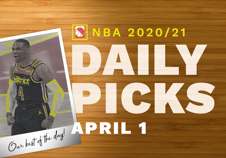Best NBA Betting Picks and Parlays: Thursday April 1, 2021