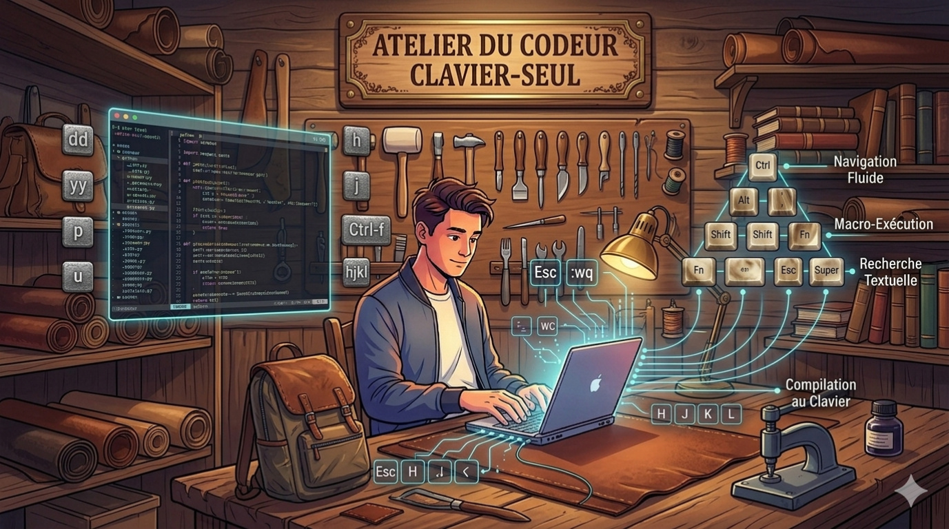 Trop de boutons, trop de raccourcis différents par IDE et par OS. J'ai tout plaqué pour Zed + Vim : rapide, minimaliste, et surtout keyboard-only. Mon retour d'expérience après 1 an.