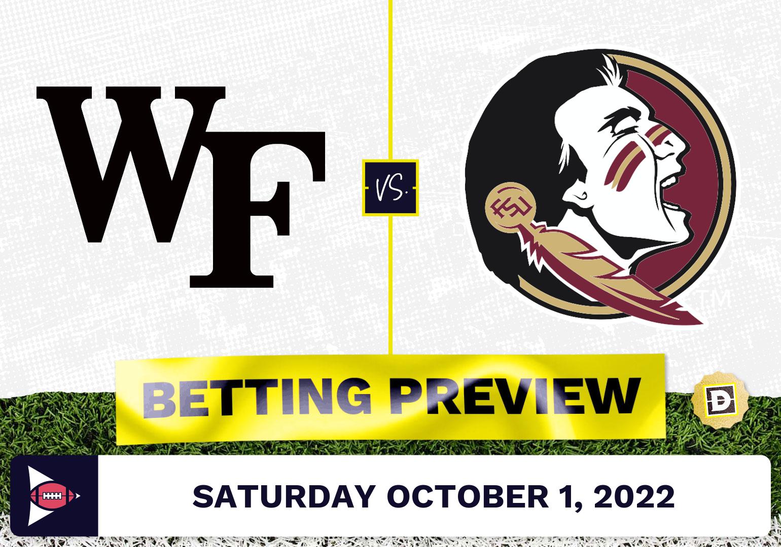 Wake Forest vs. Florida State CFB Prediction and Odds - Oct 1, 2022
