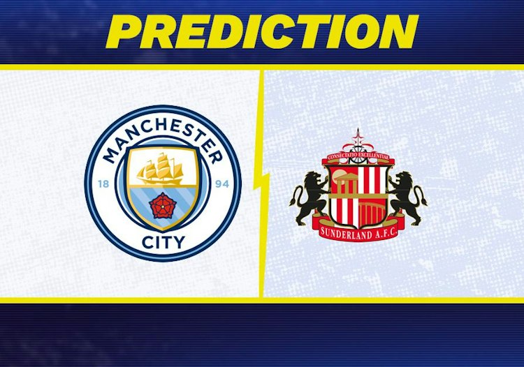 Manchester City takes on Sunderland in Premier League action.