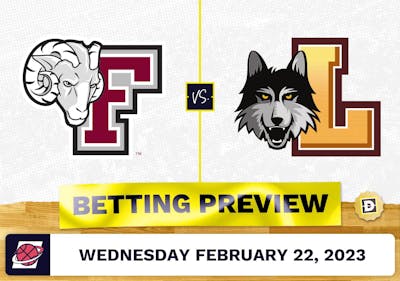 Fordham vs. Loyola Chicago CBB Prediction and Odds - Feb 22, 2023