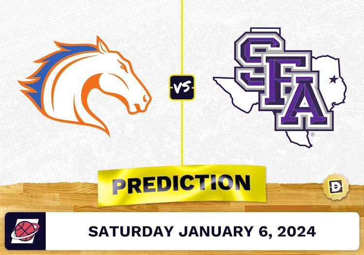 Texas-Arlington vs. Stephen F. Austin Prediction, Odds, College Basketball Picks  [1/6/2024]