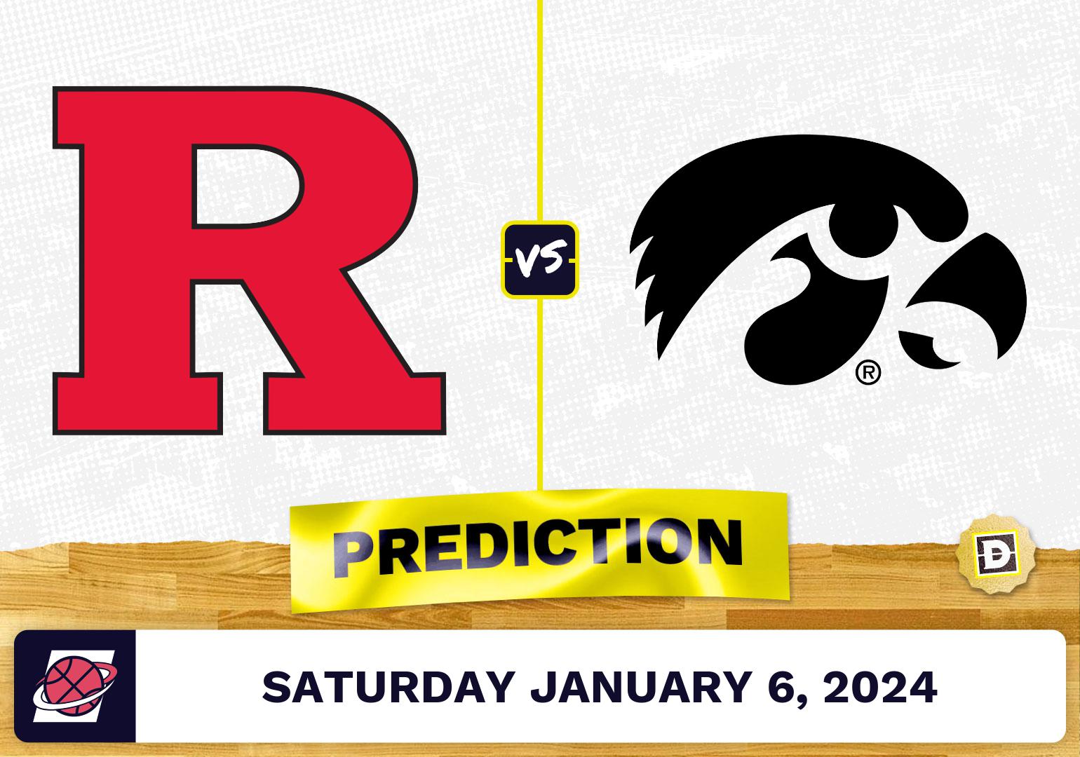 Rutgers Vs. Iowa Prediction, Odds, College Basketball Picks [1/6/2024]