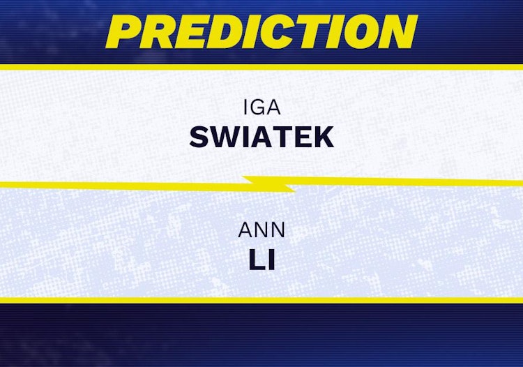 Iga Swiatek vs Ann Li Tennis Prediction.