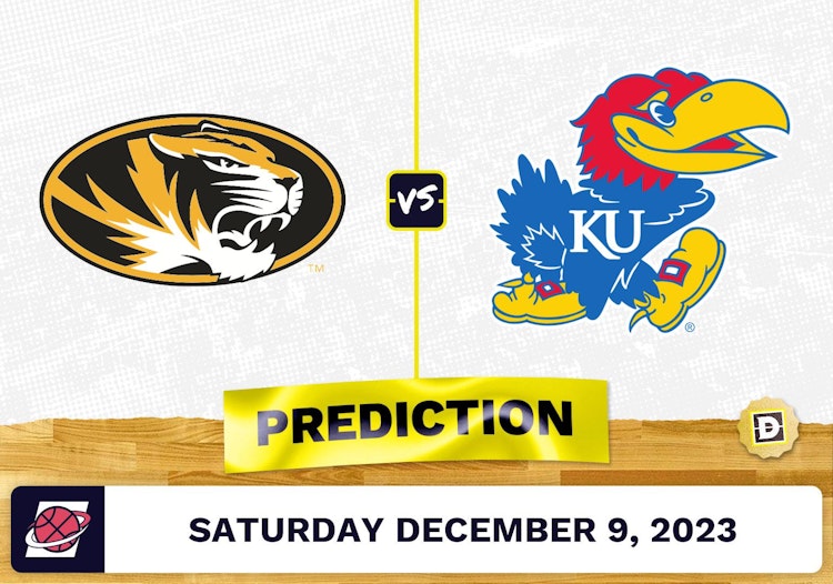 Missouri vs. Kansas Basketball Prediction - December 9, 2023