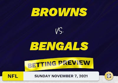 Browns vs. Bengals Predictions and Odds - Nov 7, 2021