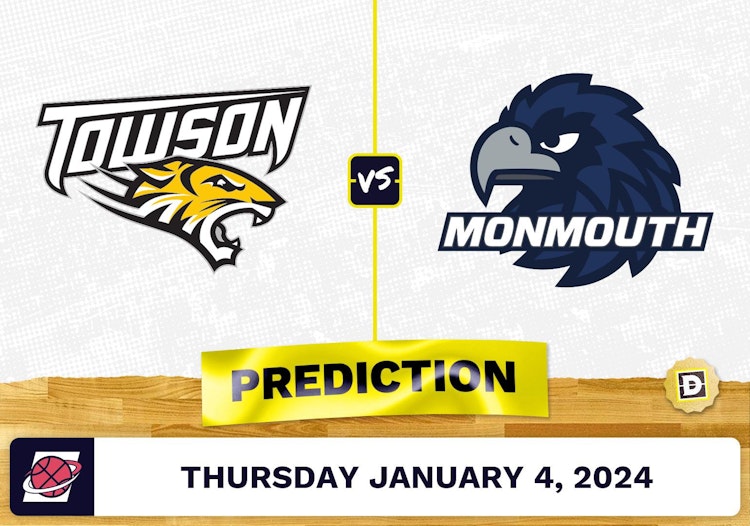 Towson vs. Monmouth Prediction, Odds, College Basketball Picks  [1/4/2024]