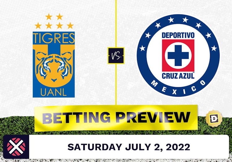 Tigres UANL vs. Cruz Azul Prediction and Odds - Jul 2, 2022